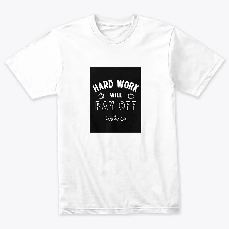 Grit Motivational White Triblend Tee